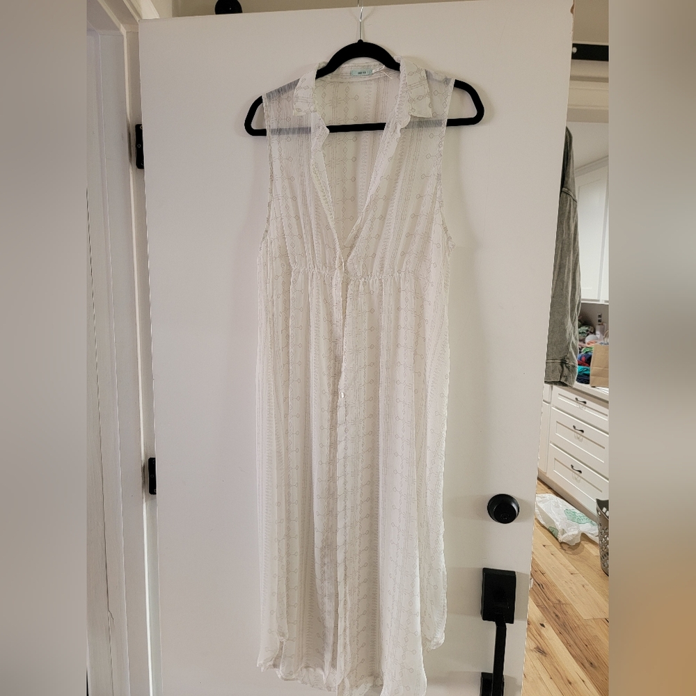 Kimchi Blue Cream Sleeveless Jumpsuit